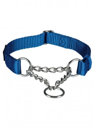 Collare semistrangolo blu 30-40 cm/ 15mm