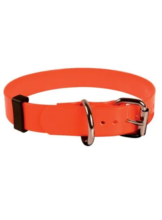 Collare per cani da CACCIA in pvc FLUO da 55 CM