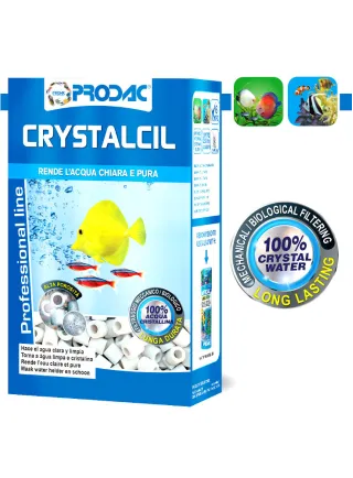 Prodac Crystalcil/Crystacil Mini Cilindretti filtraggio meccanico biologico acquario