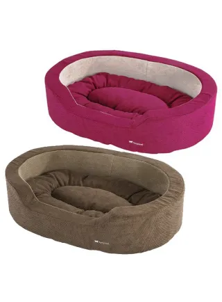 Cuccia per cani nido 95 marrone fucsia