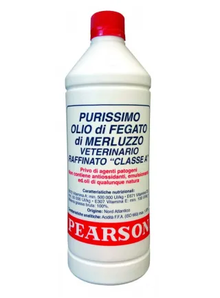 Olio di fegato di merluzzo per cani e gatti purissimo