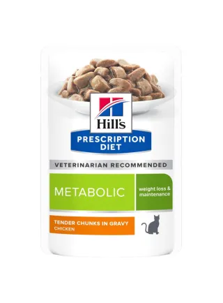 Hill's PRESCRIPTION DIET Metabolic alimento per gatti  12x85g