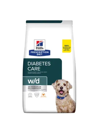 hill's canine W/D e W/D mini mangime per cani diabetici 1.5 4 6 12 Kg scatoletta 370gr