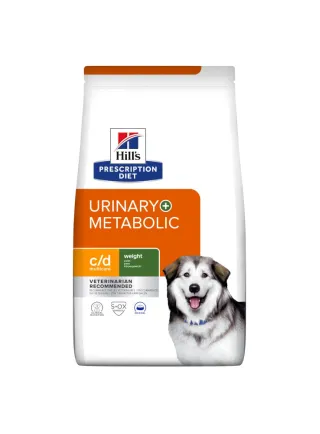 Hill's PRESCRIPTION DIET c/d Multicare + Metabolic crocchette per cani per la salute urinaria + gestione del peso