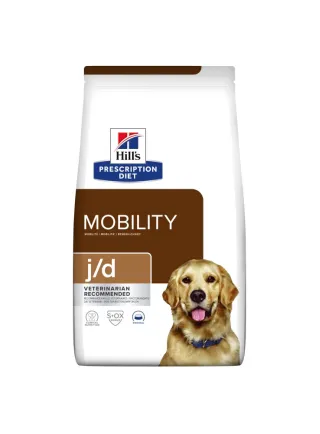 Hill's canine J/D crocchetta 1,5 kg, 12kg e lattina 370gr mangime per cani con dispalasia o artrite