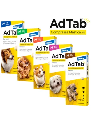 AdTab Antiparassitario orale per cani - compresse masticabili