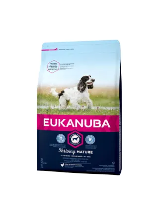 EUKANUBA DOG MATURE MEDIUM POLLO 12KG