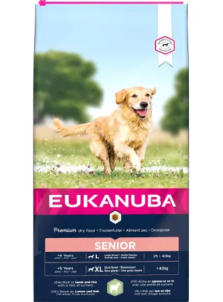 EUKANUBA DOG SENIOR LARGE AGNELLO 12KG