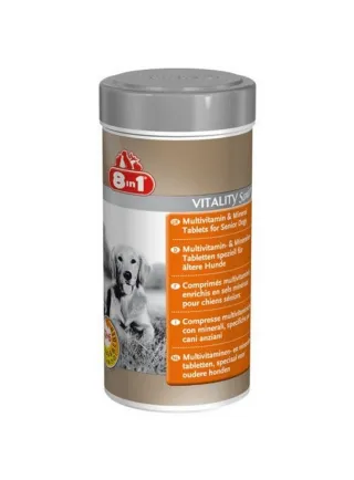 Integratore Multivitaminico per Cani Anziani (75tav - 250ml) 8in