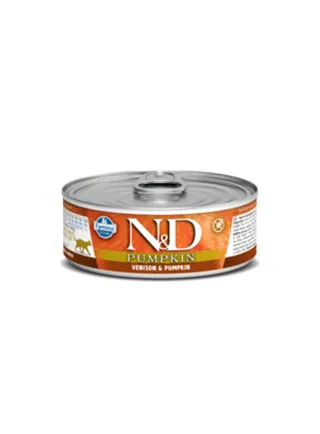 N&D CAT CERVO E ZUCCA 80 GR