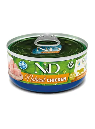 N&D CAT NATURAL POLLO  80 gr -complementary food