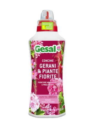 Gesal Fertilizzante per gerani e piante fiorite 750 ml
