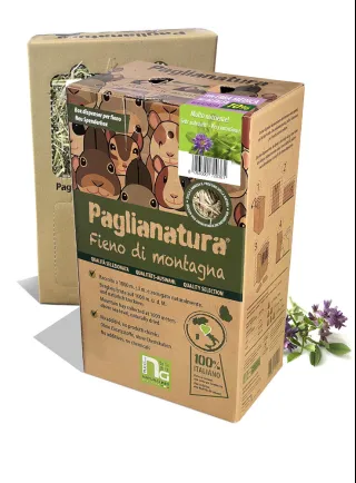 FIENO PAGLIANATURA DI MONTAGNA CON DISPENSER 700g