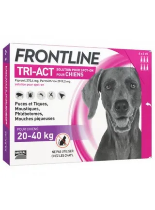 Frontline Tri-Act Antiparassitario per Cani  20-40 Kg