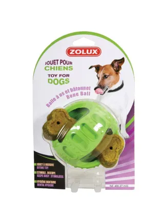 Zolux palla gioco per Cani Bone Ball 9,5 cm