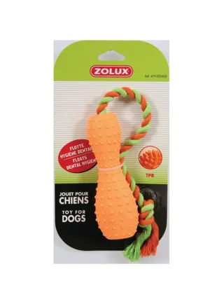 Gioco cane Zolux TPR birillo 15 cm assortito