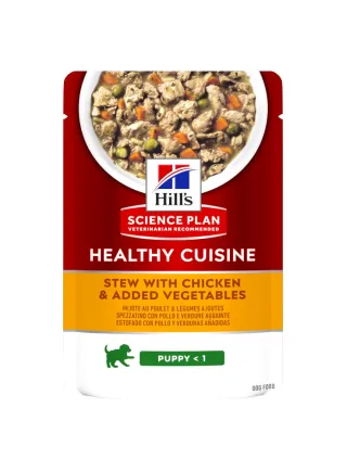 Hill's Healthy Cuisine canine Medium Puppy pollo 12x90g