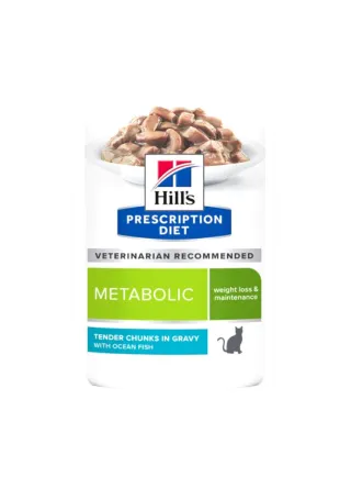 Hill's Feline Metabolic Pesce Oceanico 12x85g