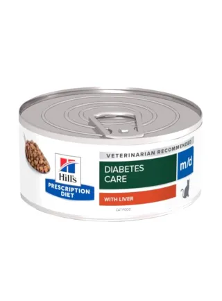 Hill's PRESCRIPTION DIET m/d spezzatino per gatti per la gestione del diabete - 156g