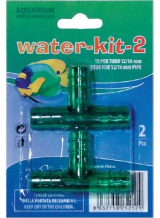 Kit acqua 2- TE per tubo 12/16 pz 2