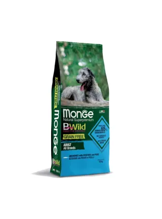 Monge Bwild Grain Free All Breeds Acciughe, Patate e Piselli