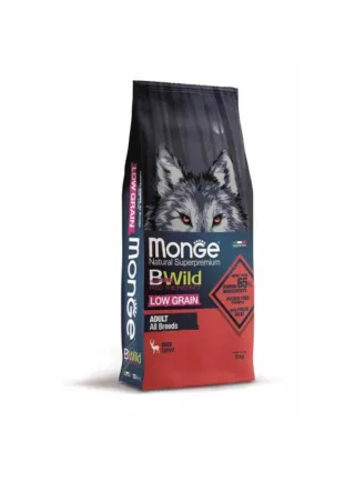 Monge BWILD LOW GRAIN Adult CERVO All Breeds