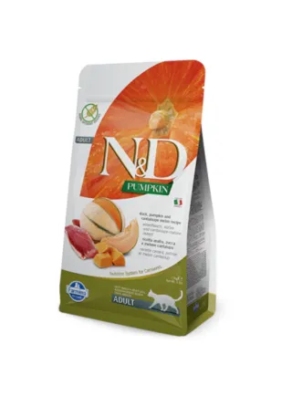 N&D FA PUMPKIN feline - ZUCCA & ANATRA & MELONE ADULT 1,5kg