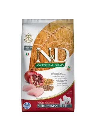 N&D FO ANCESTRAL canine - GRANO & POLLO & MELOGRANO ADULT MINI 7kg