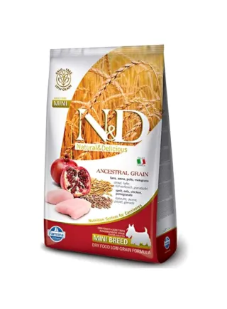 N&D FO ANCESTRAL canine - GRANO & POLLO & MELOGRANO ADULT MINI