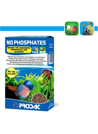 Prodac No Phosphates materiale filtrante per fosfati silicati in acquario d’acqua dolce e marina 200 ml