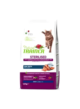 Natural Trainer Sterilised Trota 1,5 kg