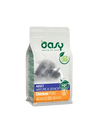 Oasy Mature & Senior gatto al pollo 300g