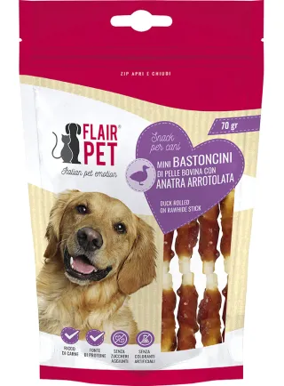 Flair pet bastoncini di pelle bovina per cani di taglia piccola