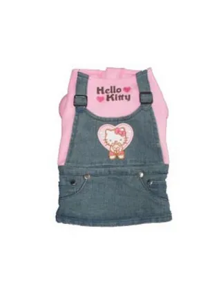 VESTITO JEANS HELLO KITTY TEDDY per cani