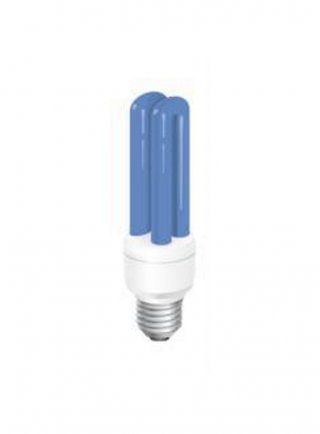 Lampada energy saving Moonshine blu 25.000 k attacco E27 24 watt/3U