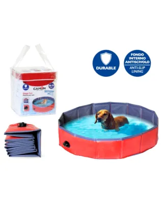 Piscina per cani Camon con valvola