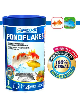 Prodac Pondflakes Mangime per Pesci acquario in Scaglie