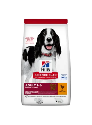 HILL'S SCIENCE PLAN Adult Medium Alimento secco per cani al pollo