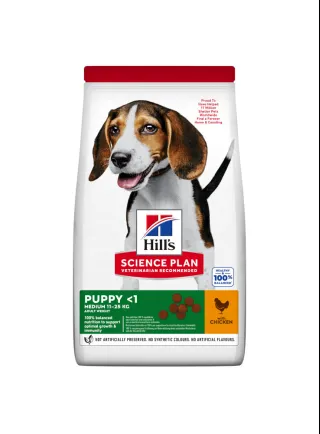 HILL'S SCIENCE PLAN Puppy Medium Alimento per cuccioli secco per cani al pollo