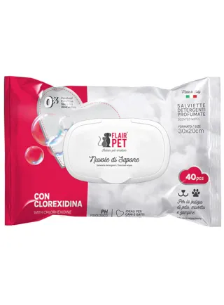 Salviette Detergenti Profumate Flairpet 40PZ