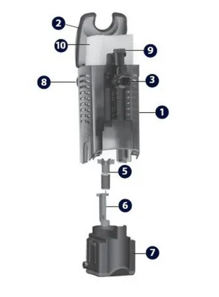 Magneto girante ricambio filtro kopatto k1 k2 k3 k4