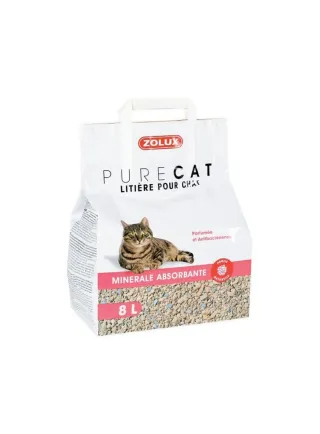 Lettiera per gatti assorbente purecat