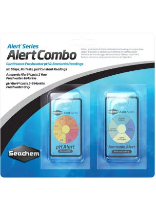 Seachem pH Alert Test combo Pack per pH e ammoniaca in acquario