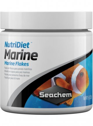 Seachem Nutridiet Marine e Marine Plus Flakes Alimenti Dietetico per Pesci