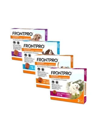 FRONTPRO Antiparassitario per cani - compresse masticabili