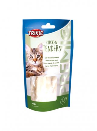 Snack per gatti trixie carne di pollo essiccata 4pz 70gr