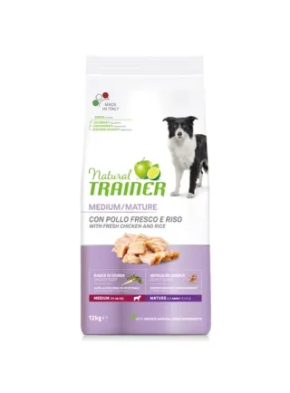 Trainer natural Dog Mature Medium Pollo e Riso