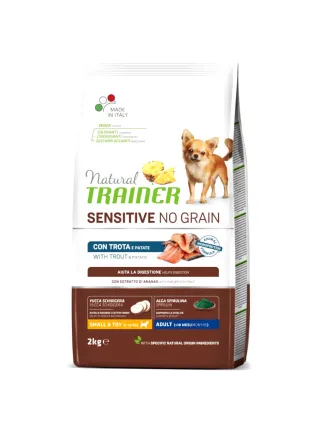 NATURAL TRAINER SENSITIVE NO GRAIN ADULT MINI TROTA