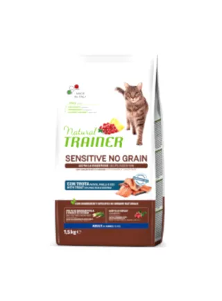 NATURAL TRAINER CAT SENSITIVE NO GRAIN TROTA