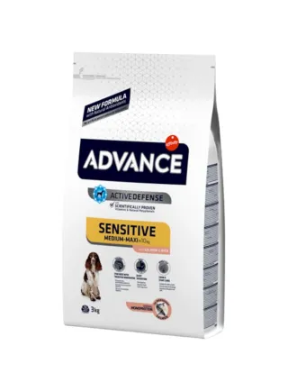 ADVANCE SENSITIVE CANE MED/MAX SALMONE & RISO 3kg